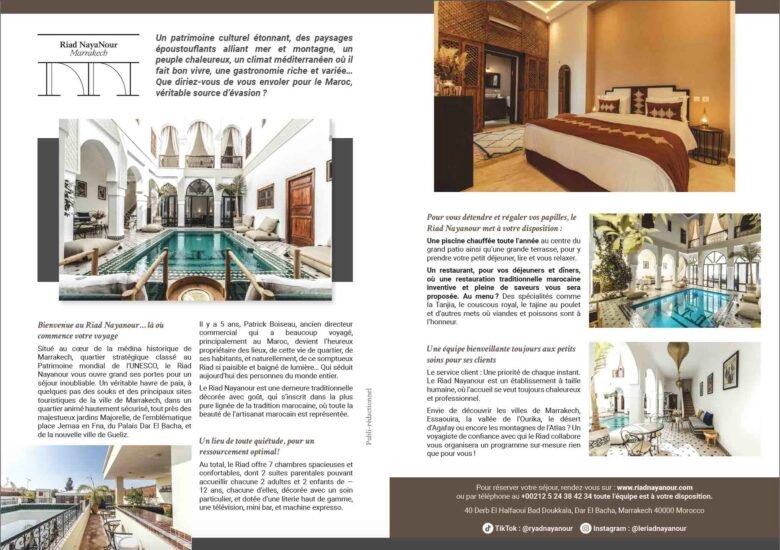 Riad Nayanour dans le Magazine Seniors ActuelsRiad Nayanour dans le Magazine Seniors Actuels